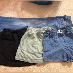 Girls size 7/8 bottoms LOT bundle of 5